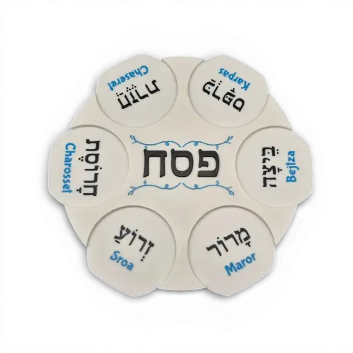 [G0622] Sederplatte + 12 Schälchen 